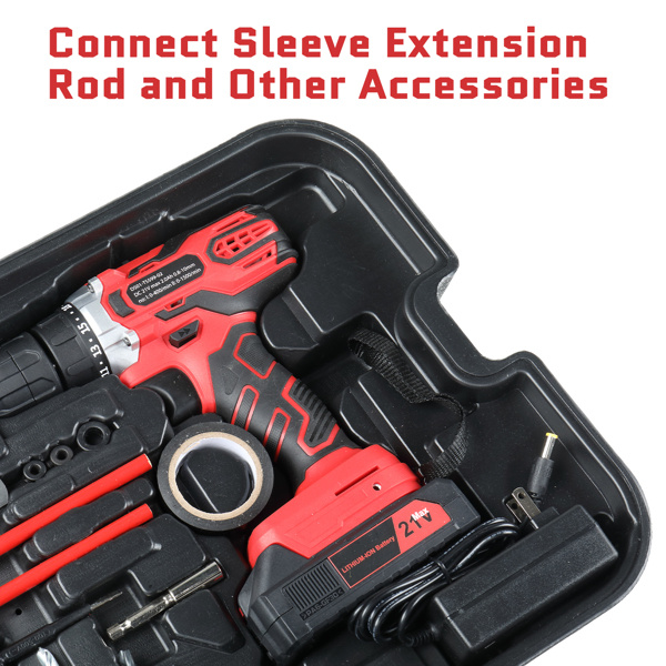 599 Tool Pieces With 21v Drill Tool Set - Image 2