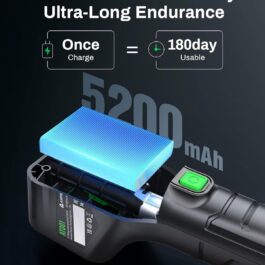 AMPBANK AT001 Portable Tire Air , Car-mounted Automatic Air Pump With Tire Pressure Gauge, 150PSI With LED