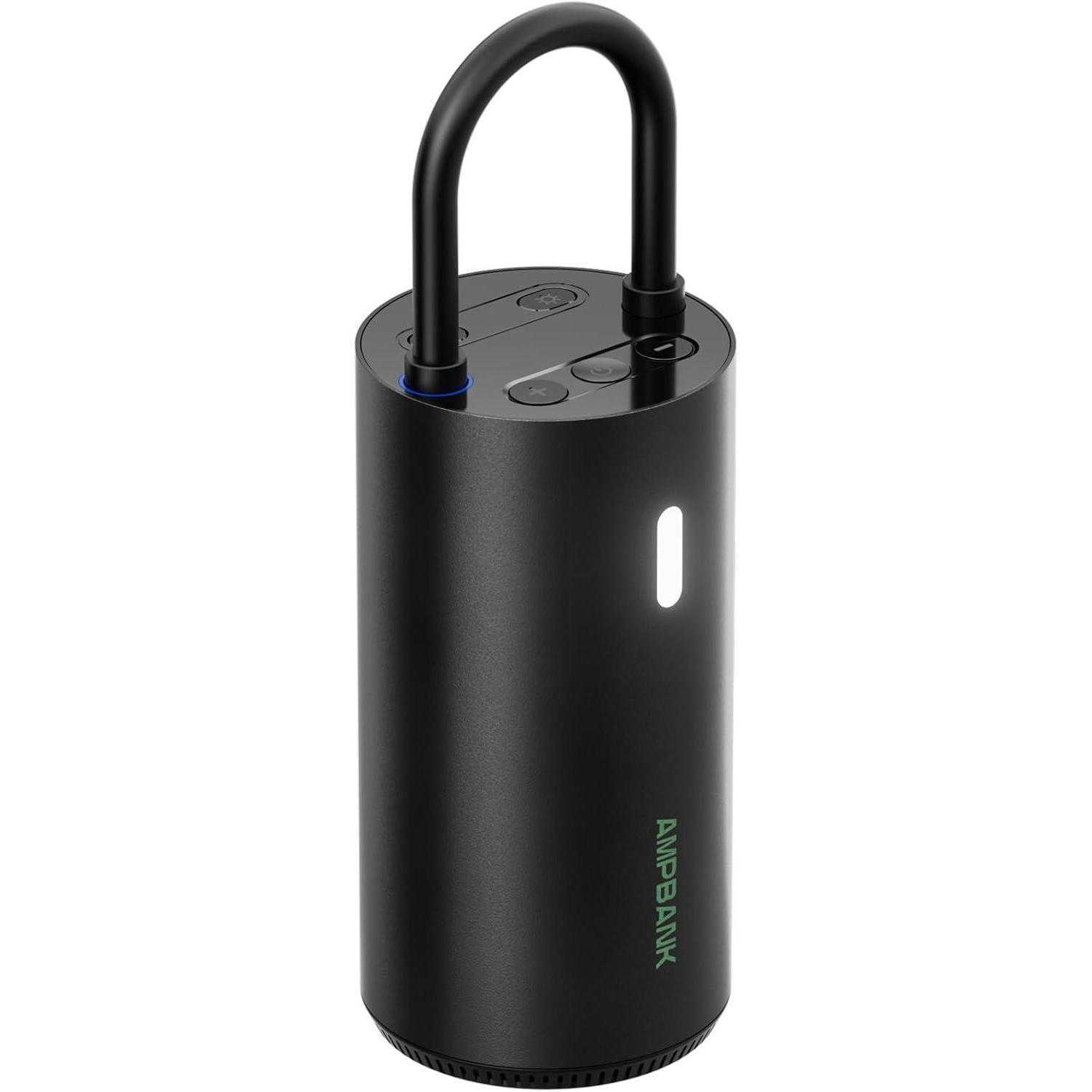 AMPBANK AT004 Smart Portable Tire Air Pump For Cars, Motorcycles, Bicycles And Balls With Pressure Gauge And LED Screen For Fast Inflation - Image 6