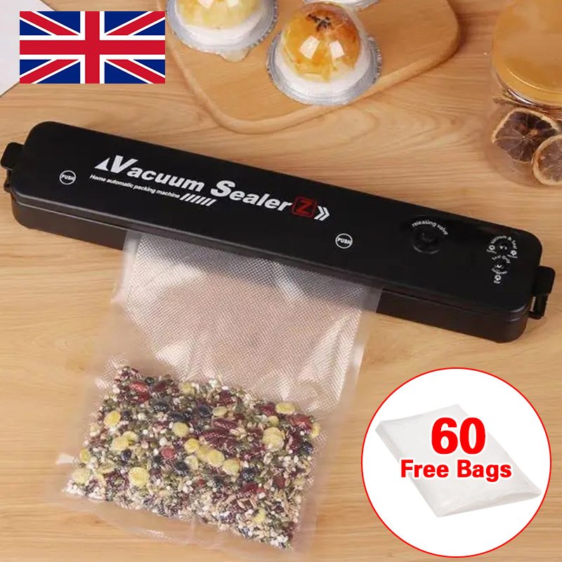 Vacuum Food Sealer Automatic Manual Sealer Dry Wet Pack Machine With 60 Bags - Image 5