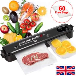Vacuum Food Sealer Automatic Manual Sealer Dry Wet Pack Machine With 60 Bags