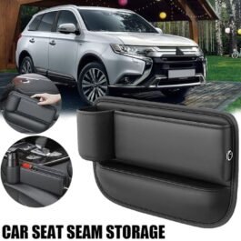 Car Seat Storage Box With Cup Holder, Seat Gap Storage Box, Cup Holder Gap Bag For Car, Adjustable Car Seat Storage Box