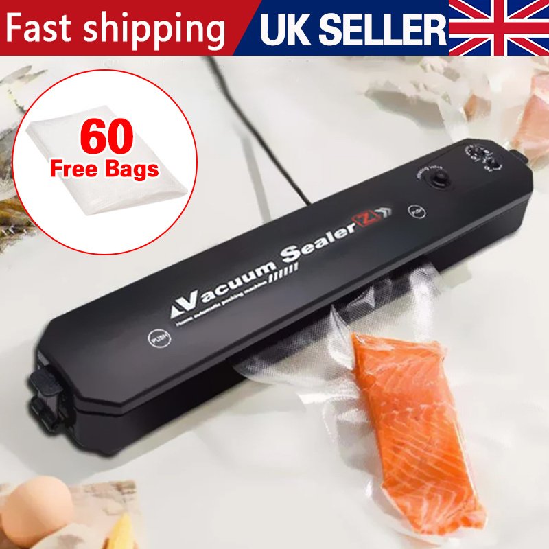 Vacuum Food Sealer Automatic Manual Sealer Dry Wet Pack Machine With 60 Bags - Image 3