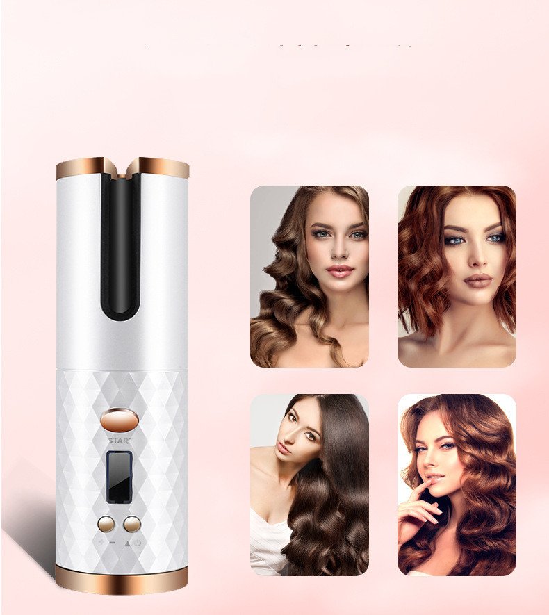 Rechargeable Automatic Hair Curler Women Portable Hair Curling Iron Ceramic Curly Rotating Curling Wave Styer - Image 10