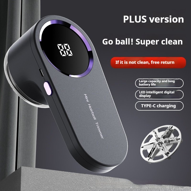 Lint Remover For Clothing Portable Electric Fuzz Pellet LED Display Rechargeable - Image 3