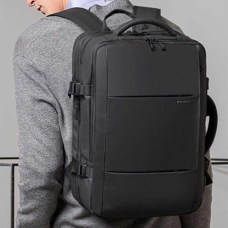 Foldable Large Capacity Business Backpack Men's Travel Bag Waterproof Backpack - Image 2