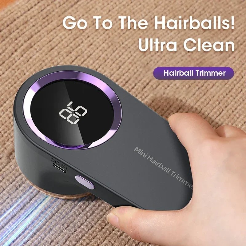 Lint Remover For Clothing Portable Electric Fuzz Pellet LED Display Rechargeable - Image 4
